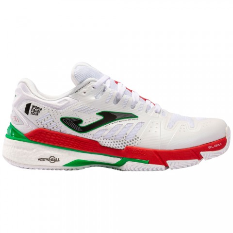Chaussures Padel Joma Slam 2202 Homme Blanc/Rouge 20116
