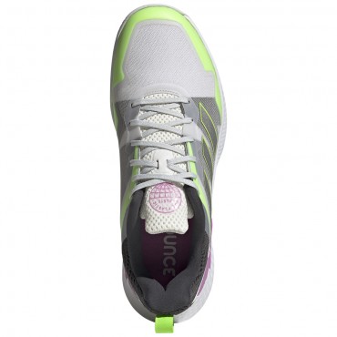 Chaussures adidas Tennis Defiant Speed Toutes Surfaces Homme Blanc/Vert/Noir