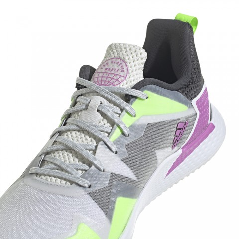 Chaussures Tennis adidas Defiant Speed Toutes Surfaces Homme Blanc/Vert/Noir 20243