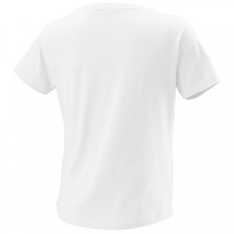 Tee-Shirt Tennis Wilson Script Eco Femme Blanc 20476