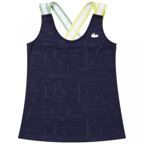 Débardeur Lacoste TF0754 Femme Bleu Débardeur Lacoste TF0754 Femme Bleu