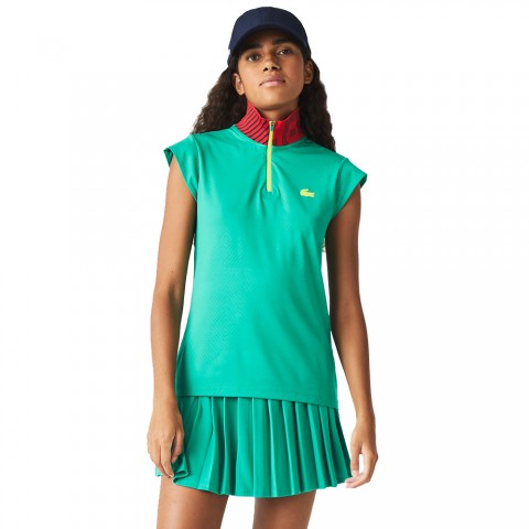 Polo Lacoste PF9310 Femme Vert 20495