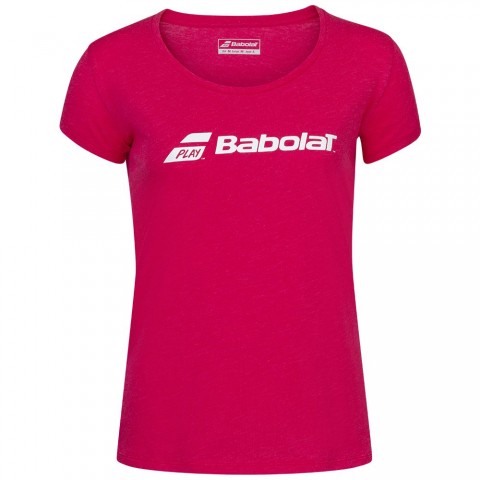 Tee-Shirt Babolat Exercise Fille Rose 20530
