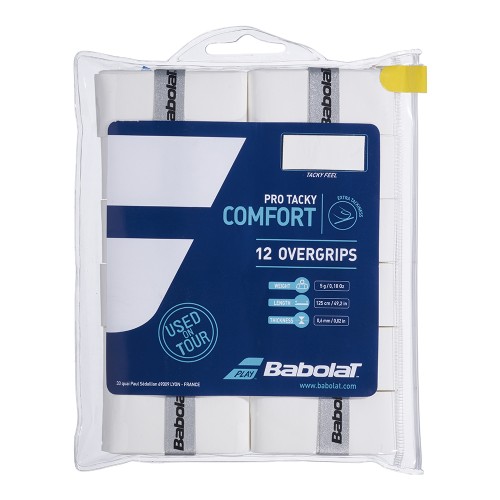 Surgrips Babolat Pro Tacky x12 Blanc 20553