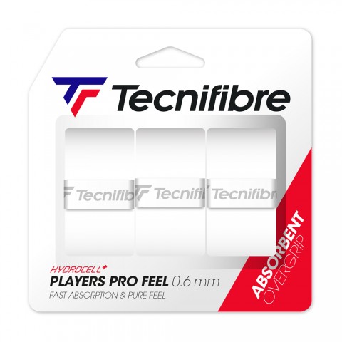 Surgrips Tecnifibre Players Pro Feel x3 Blanc 20558