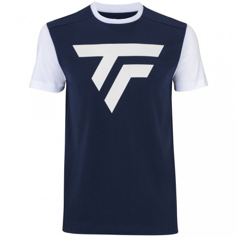 Tee-shirt Tecnifibre Club Garçon Bleu/Blanc Tee-shirt Tecnifibre Club Garçon Bleu/Blanc