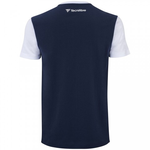 Tee-shirt Tecnifibre Club Garçon Bleu/Blanc Tee-shirt Tecnifibre Club Garçon Bleu/Blanc