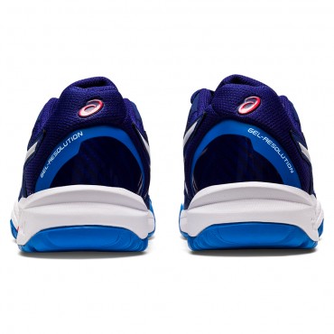 Chaussures Asics Tennis Gel Resolution 8 GS Toutes Surfaces Junior Bleu