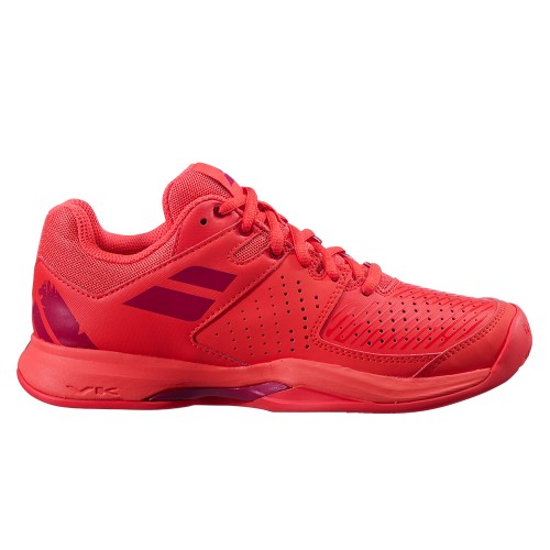 Chaussures Tennis Babolat Pulsion Terre Battue Femme Rouge 20679