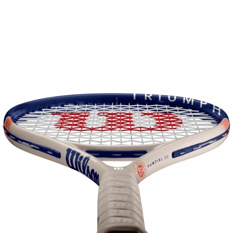 Raquette Tennis Wilson Triumph Roland Garros Blanc/Bleu 20703