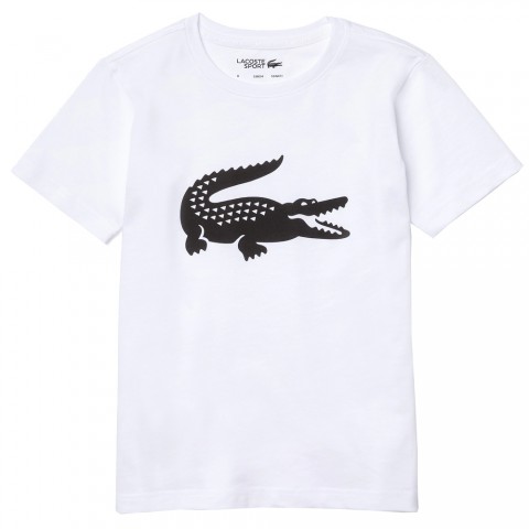 Tee-shirt Lacoste TJ2910 Junior Blanc/Noir