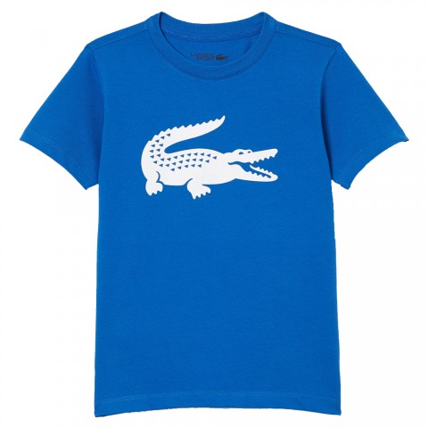 Tee-shirt Lacoste TJ9210 Junior Bleu/Blanc Tee-shirt Lacoste TJ9210 Junior Bleu/Blanc