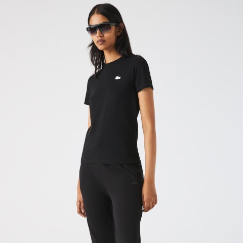 Tee-shirt Lacoste TF2946 Femme Noir 20816