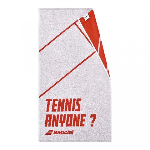 Serviette Babolat Medium Blanc/Rouge 20854