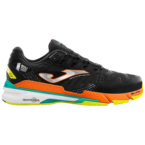 Chaussures Padel Joma Slam 2201 Homme Noir/Orange 20885