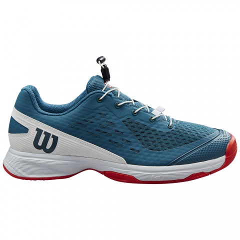 Chaussures Tennis Wilson Rush Pro 4.0 QL Toutes Surfaces Junior Bleu 20901