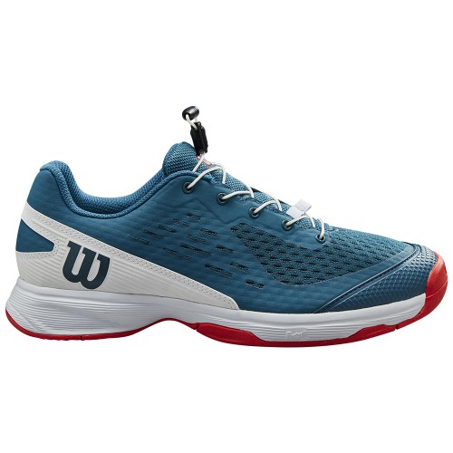 Chaussures Tennis Wilson Rush Pro 4.0 QL Toutes Surfaces Junior Bleu 20901