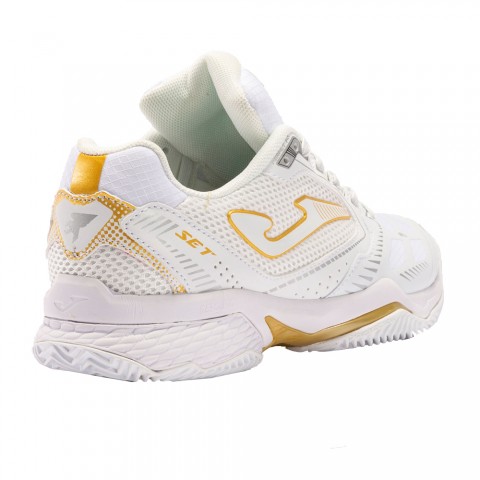 Chaussures Tennis Joma Set 2202 Terre Battue Femme Blanc/Or 20921