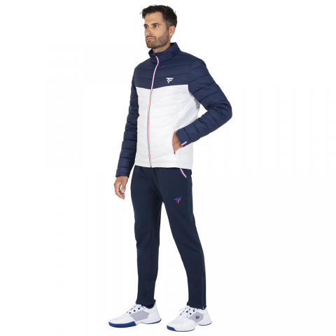 Veste Tecnifibre Light Bomber Homme Blanc/Bleu Veste Tecnifibre Light Bomber Homme Blanc/Bleu