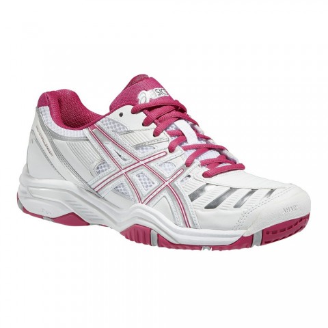 Chaussures Asics Tennis Gel Challenger 9 Toutes Surfaces Femme Blanc/Fushia