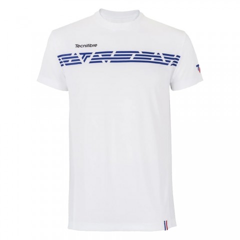 Tee-shirt Tecnifibre F2 Airmesh Homme Blanc/Bleu Tee-shirt Tecnifibre F2 Airmesh Homme Blanc/Bleu