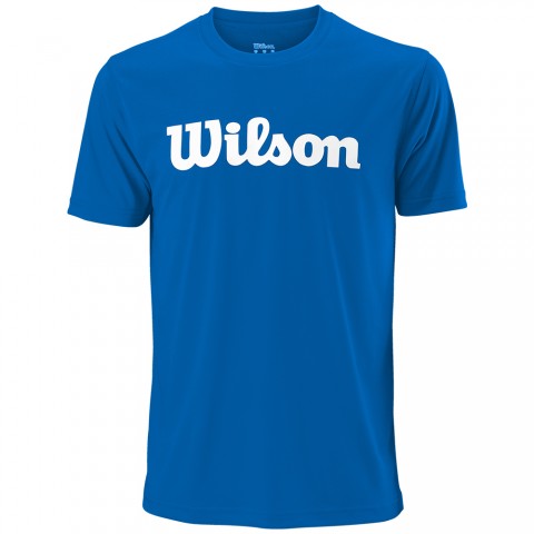 Tee-shirt Wilson Script Homme Bleu 21082
