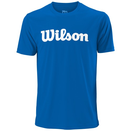 Tee-shirt Wilson Script Homme Bleu 21082