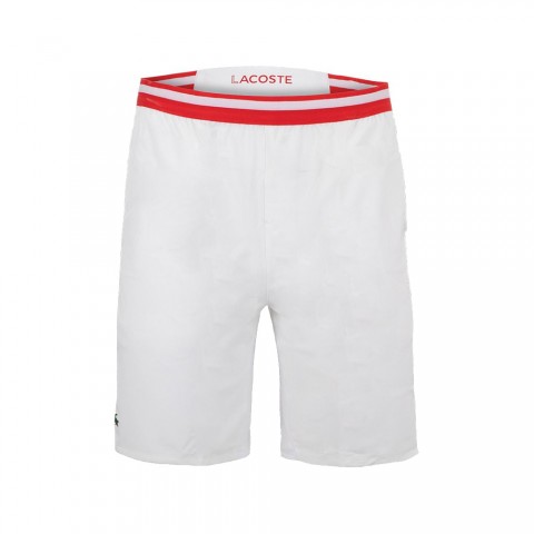 Short Lacoste GH4001 Djokovic Homme Blanc/Rouge 21096