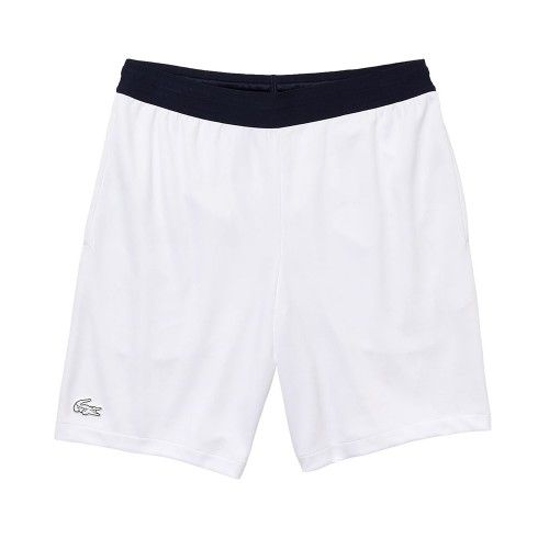 Short Lacoste GH1044 Homme Blanc/Bleu Marine 21102