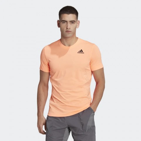 Tee-shirt adidas New-York Freelift Homme Orange - Sports Raquettes