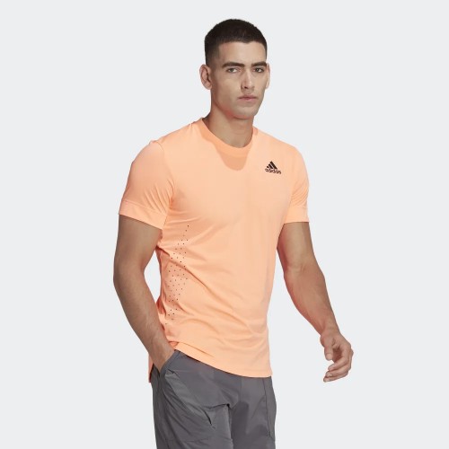 Tee-shirt adidas New-York Freelift Homme Orange 21152
