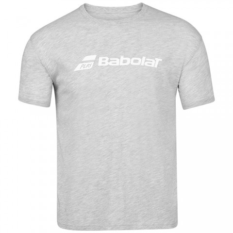 Tee-shirt Babolat Exercise Garçon Gris 21232