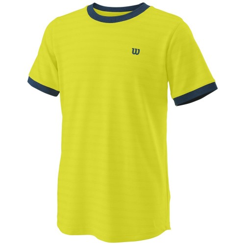 Tee-shirt Wilson Competition Crew II Junior Jaune 21240