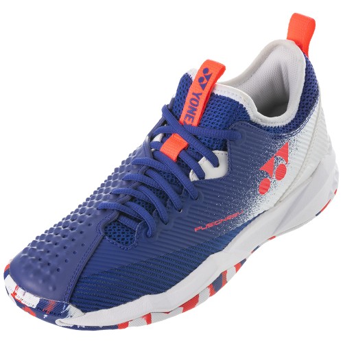 Chaussures Tennis Yonex Power Cushion Fusionrev 4 Toutes Surfaces Homme Blanc/Bleu 21275