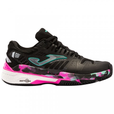 Chaussures Padel Joma Slam 2201 Femme Noir/Rose 21290