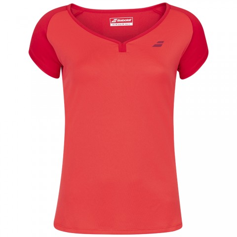Tee-shirt Babolat Play Fille Rouge 21321