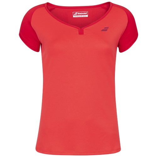 Tee-shirt Babolat Play Fille Rouge 21321
