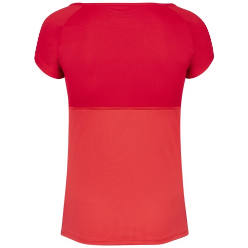 Tee-shirt Babolat Play Fille Rouge 21323