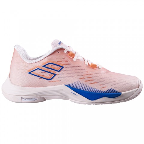 Chaussures Badminton Babolat Shadow Tour 5 Femme Rose 21388