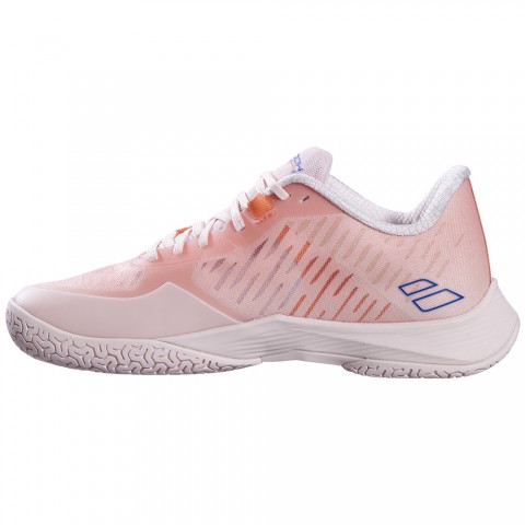 Chaussures Badminton Babolat Shadow Tour 5 Femme Rose 21389