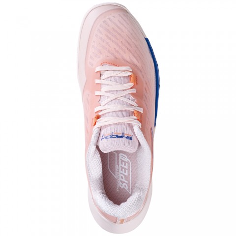 Chaussures Badminton Babolat Shadow Tour 5 Femme Rose 21390