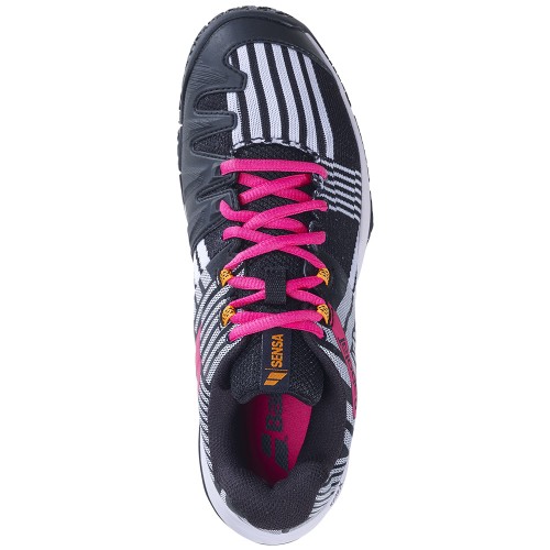 Chaussures Padel Babolat Sensa Femme Noir/Rose 21401