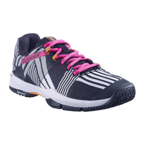 Chaussures Padel Babolat Sensa Femme Noir/Rose 21402