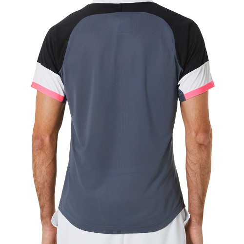 Tee-Shirt Asics Match SS Homme Noir/Gris 21503