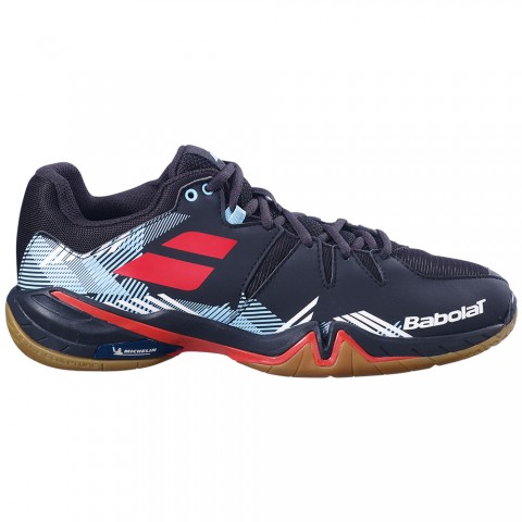 Chaussures Badminton Babolat Shadow Spirit Homme Noir/Rouge 21519