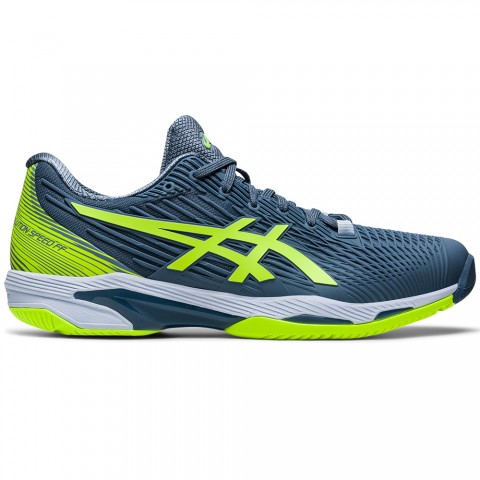 Chaussures Tennis Asics Solution Speed FlyteFoam 2 Toutes Surfaces Homme Bleu/Vert 21653