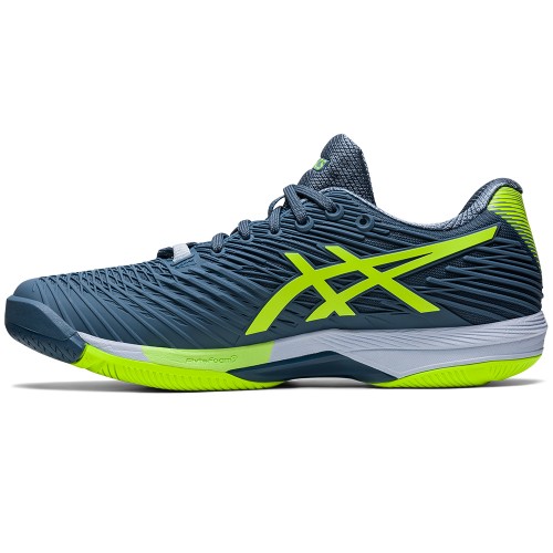 Chaussures Tennis Asics Solution Speed FlyteFoam 2 Toutes Surfaces Homme Bleu/Vert 21654