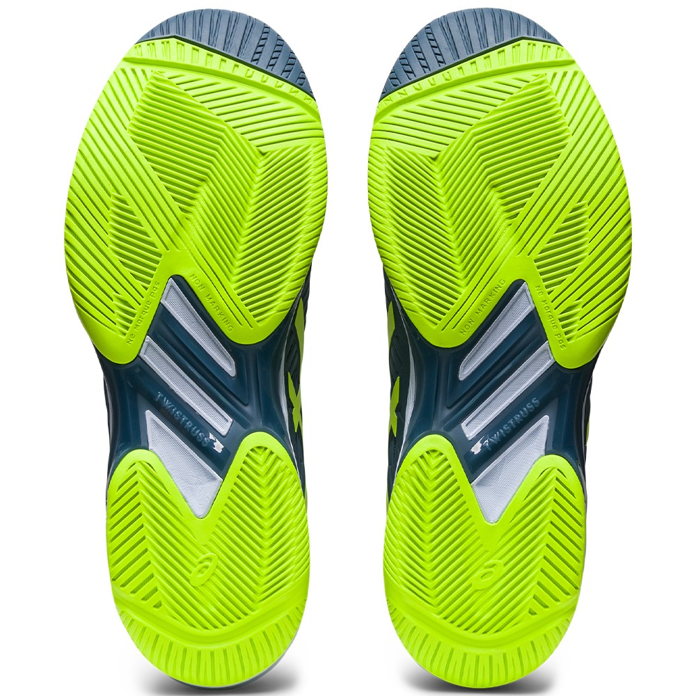 Chaussures Asics Solution Speed FlyteFoam 2 Homme Bleu/Vert