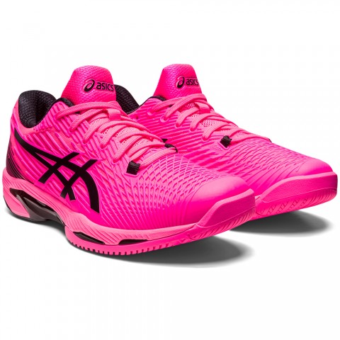 Chaussures Asics Tennis Solution Speed FlyteFoam 2 Toutes Surfaces Homme Rose/Noir