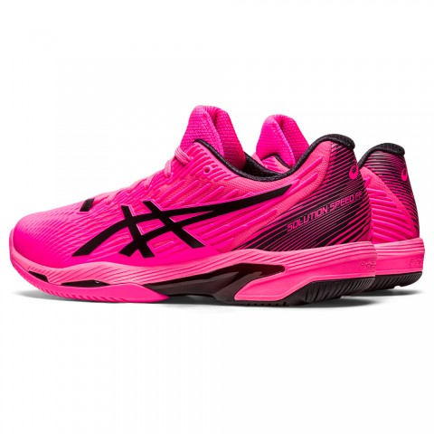 Chaussures Asics Tennis Solution Speed FlyteFoam 2 Toutes Surfaces Homme Rose/Noir